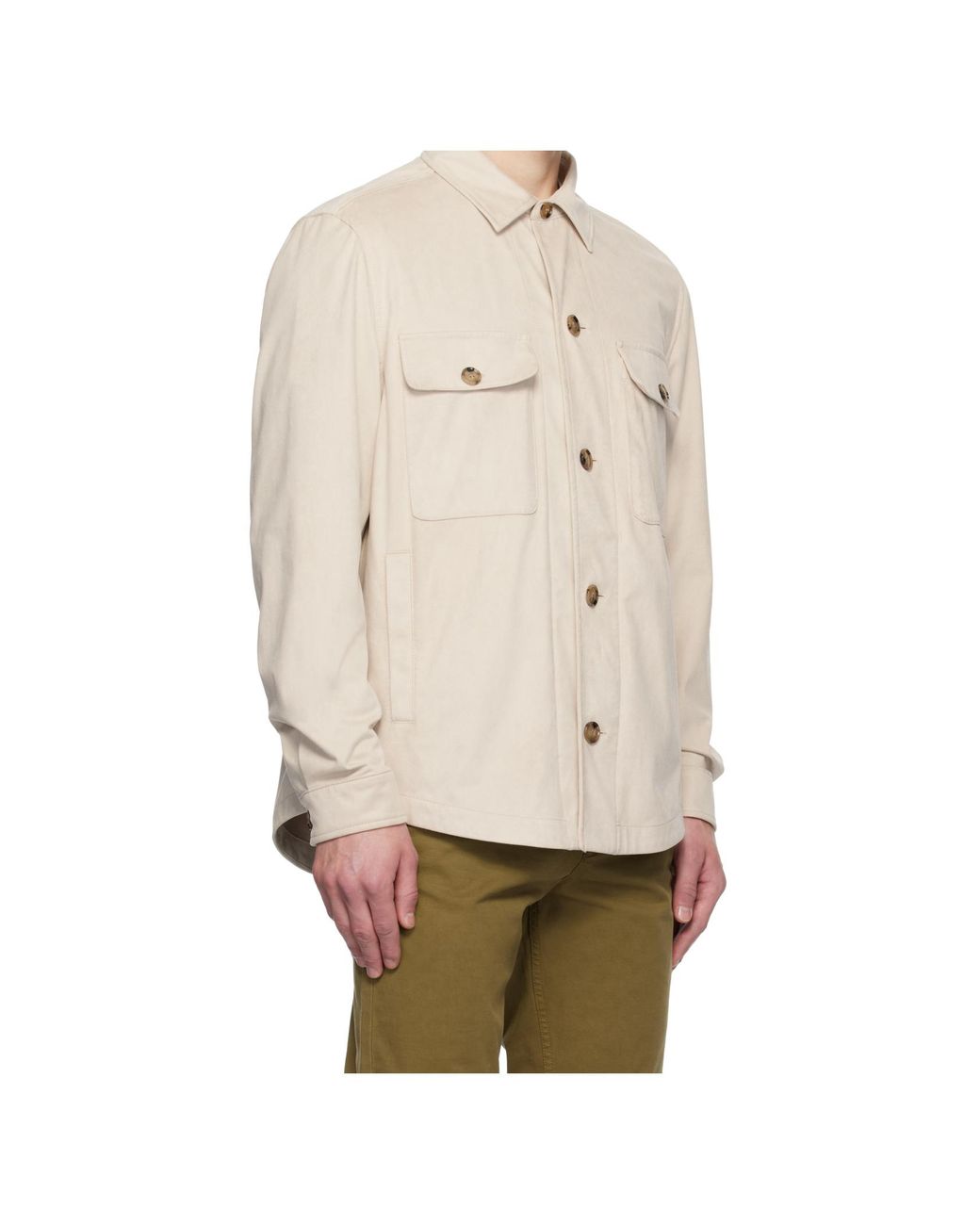 Boss White Boss Relaxed-Fit Overshirt for men
