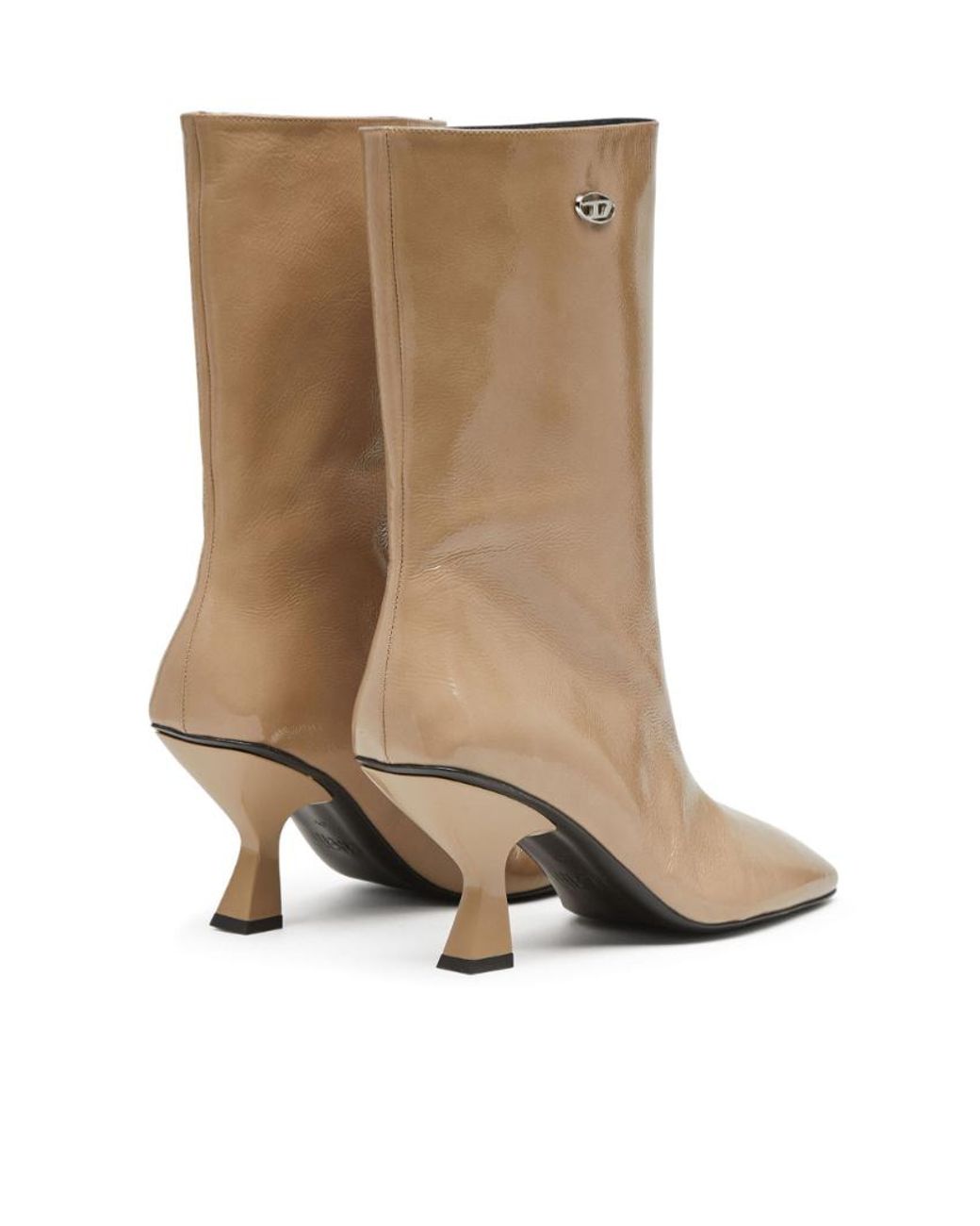 DIESEL Natural D-Amber Tube Ankle Boots