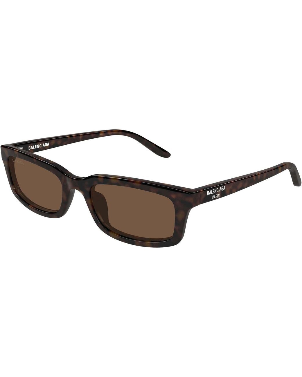Balenciaga White Rectangle Sunglasses for men