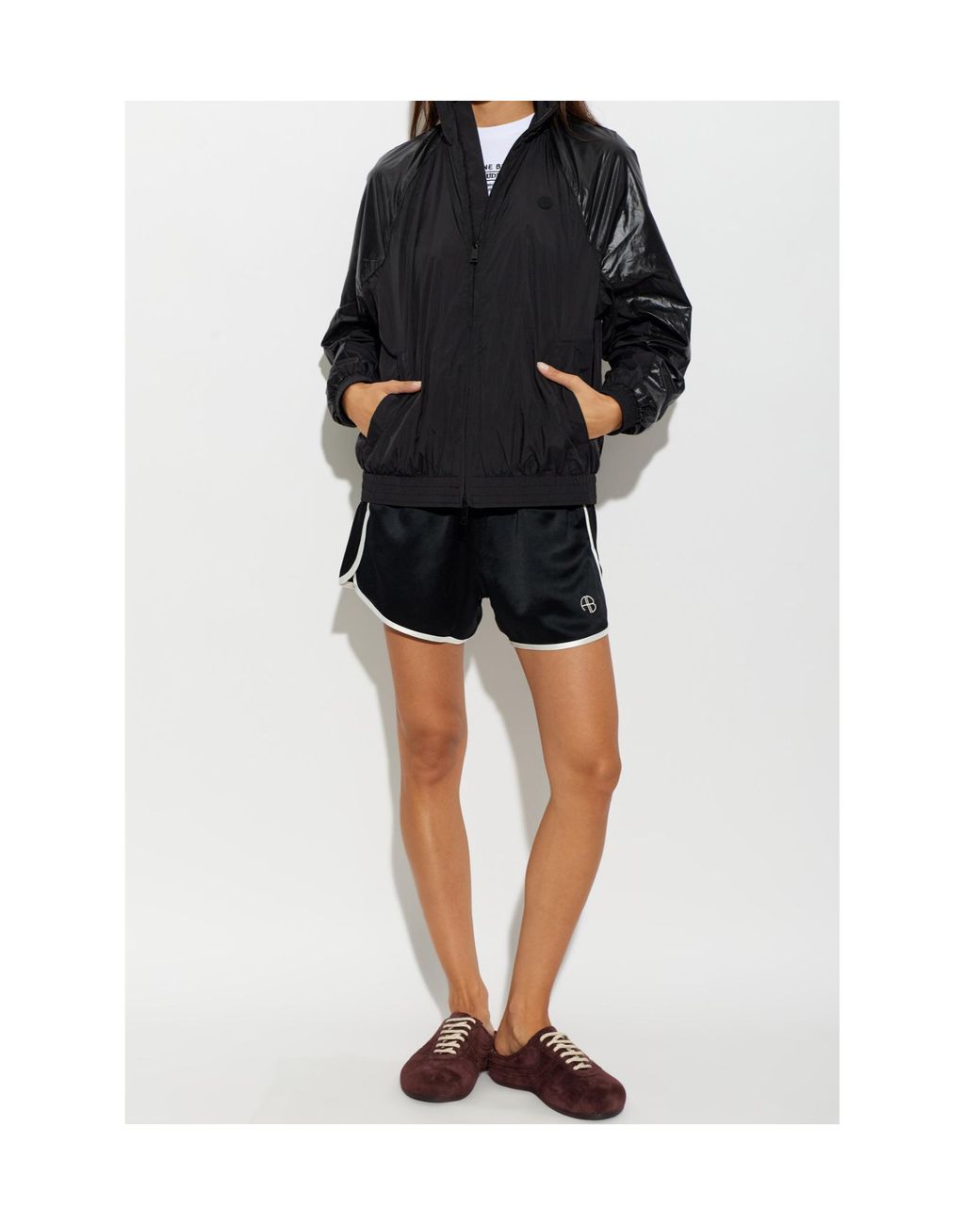 Anine Bing Black Athletic Shorts