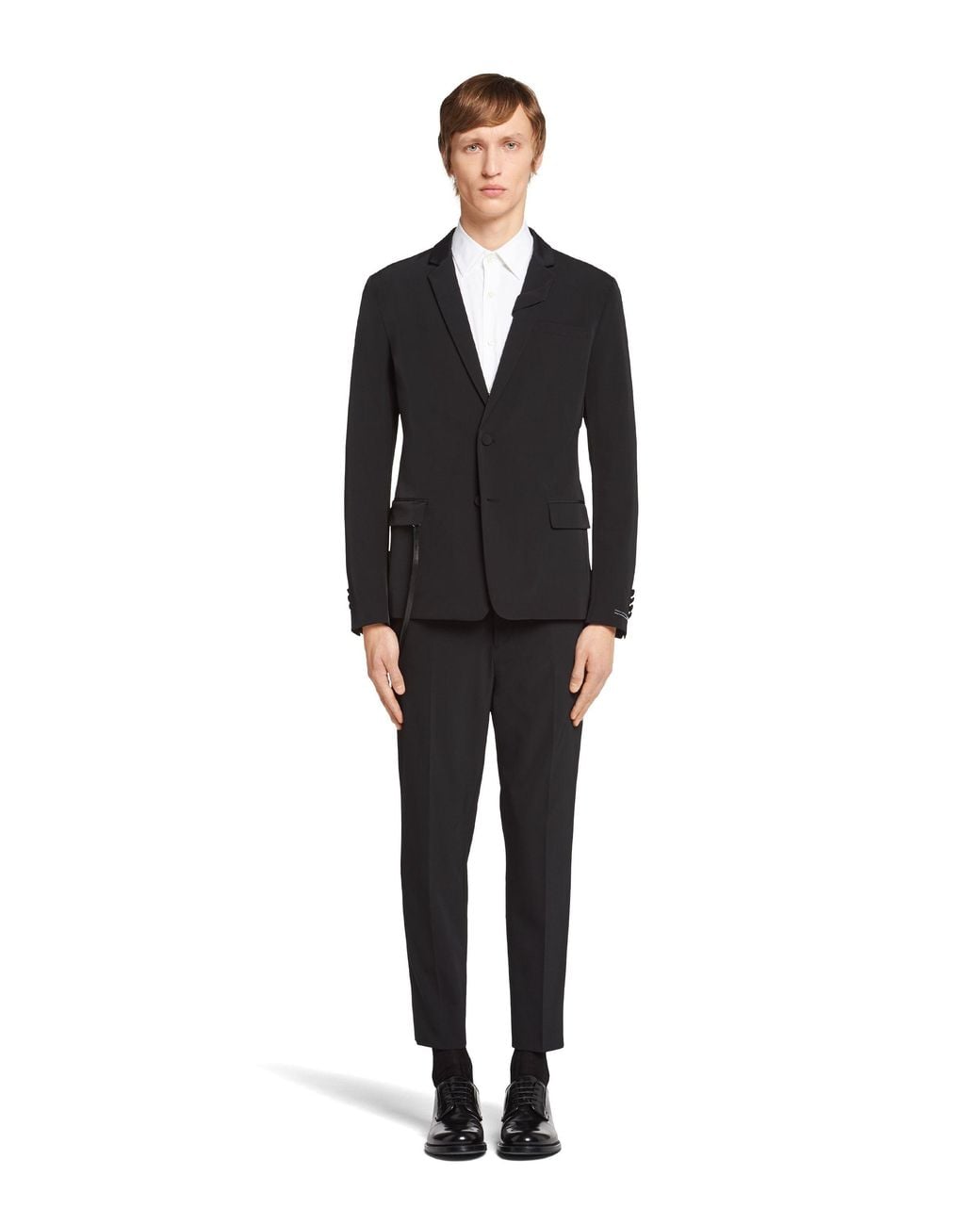 Prada Black Single-Breasted Blazer for men
