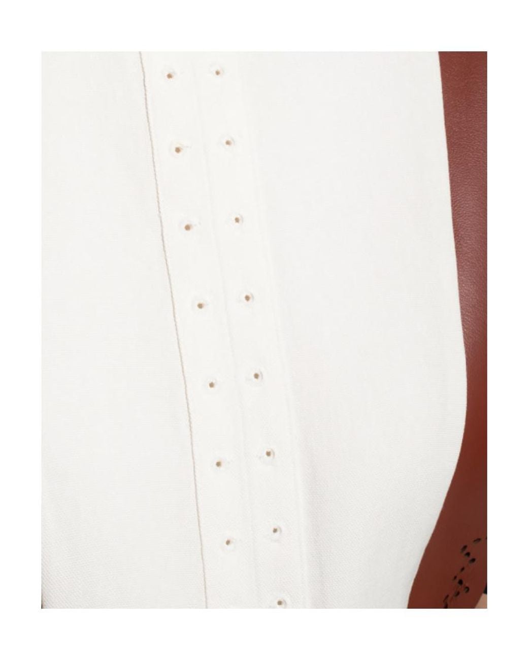 Chloé Black Soft Panama Aloe Linen Midi Drs M