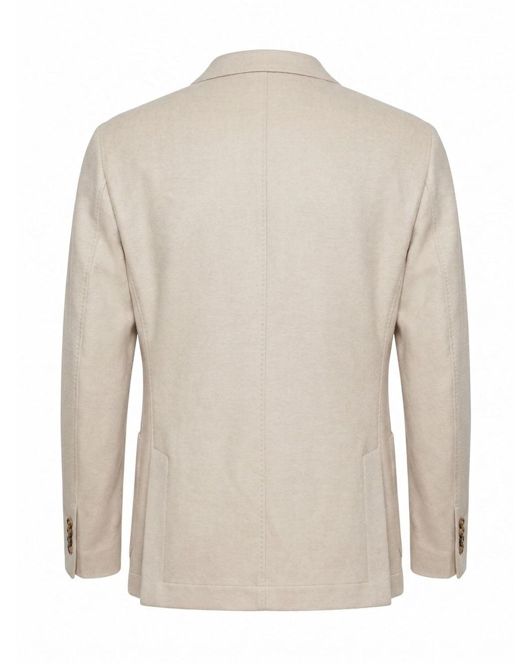 Brunello Cucinelli Natural Lightweight Water-Resistant Cashmere Outerwear Blazer for men