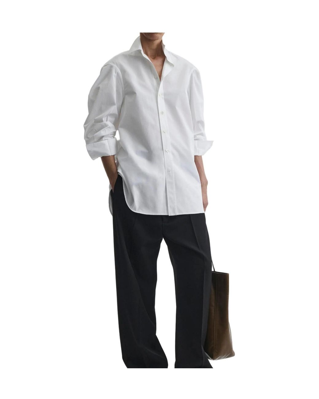 Phoebe Philo White Long-Sleeved Shirt