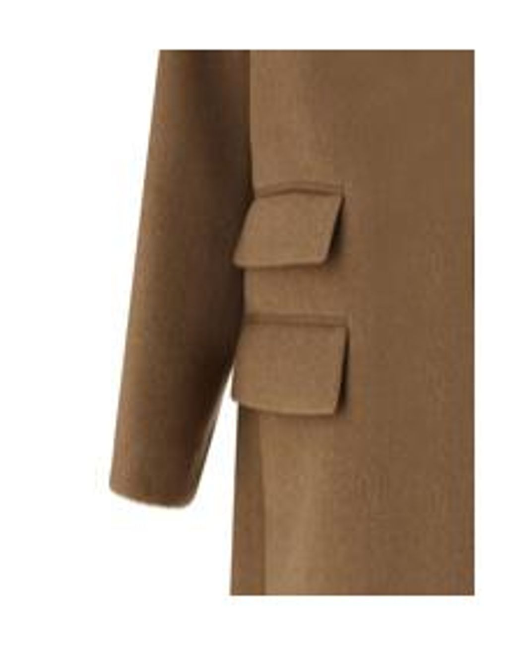 Saint Laurent Brown Single-Breasted Wool Coat for men