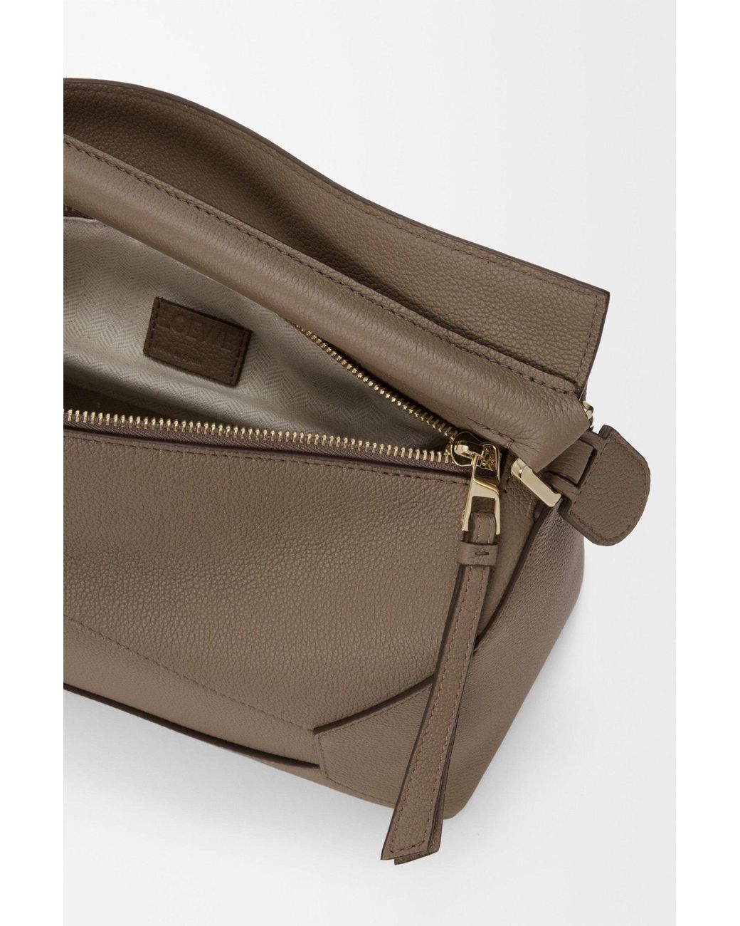 Loewe Brown Medium Puzzle Edge Bag