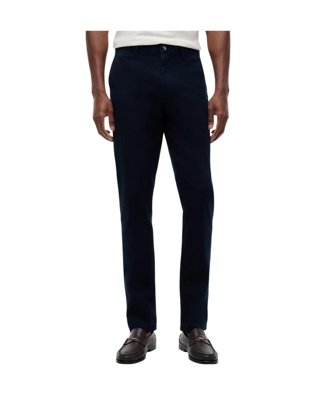 Tommy Hilfiger Blue Casual Trousers With Belt Loops for men