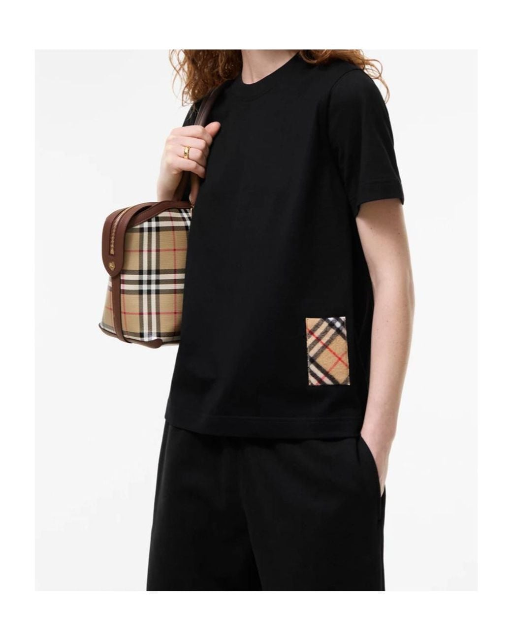 Burberry Black Frankie Cash Logo T-Shirt