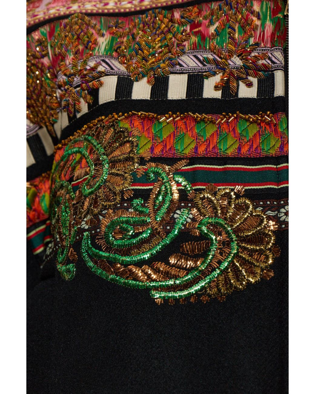 Dries Van Noten Black Long-Sleeve Casual Jacket
