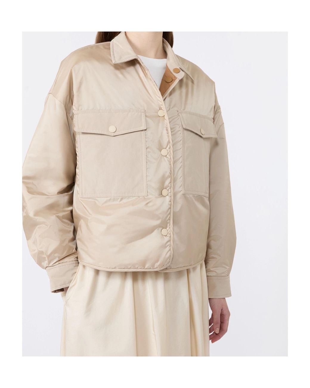 Weekend by Maxmara Natural Reversible Water-Repellent Padded Jacket
