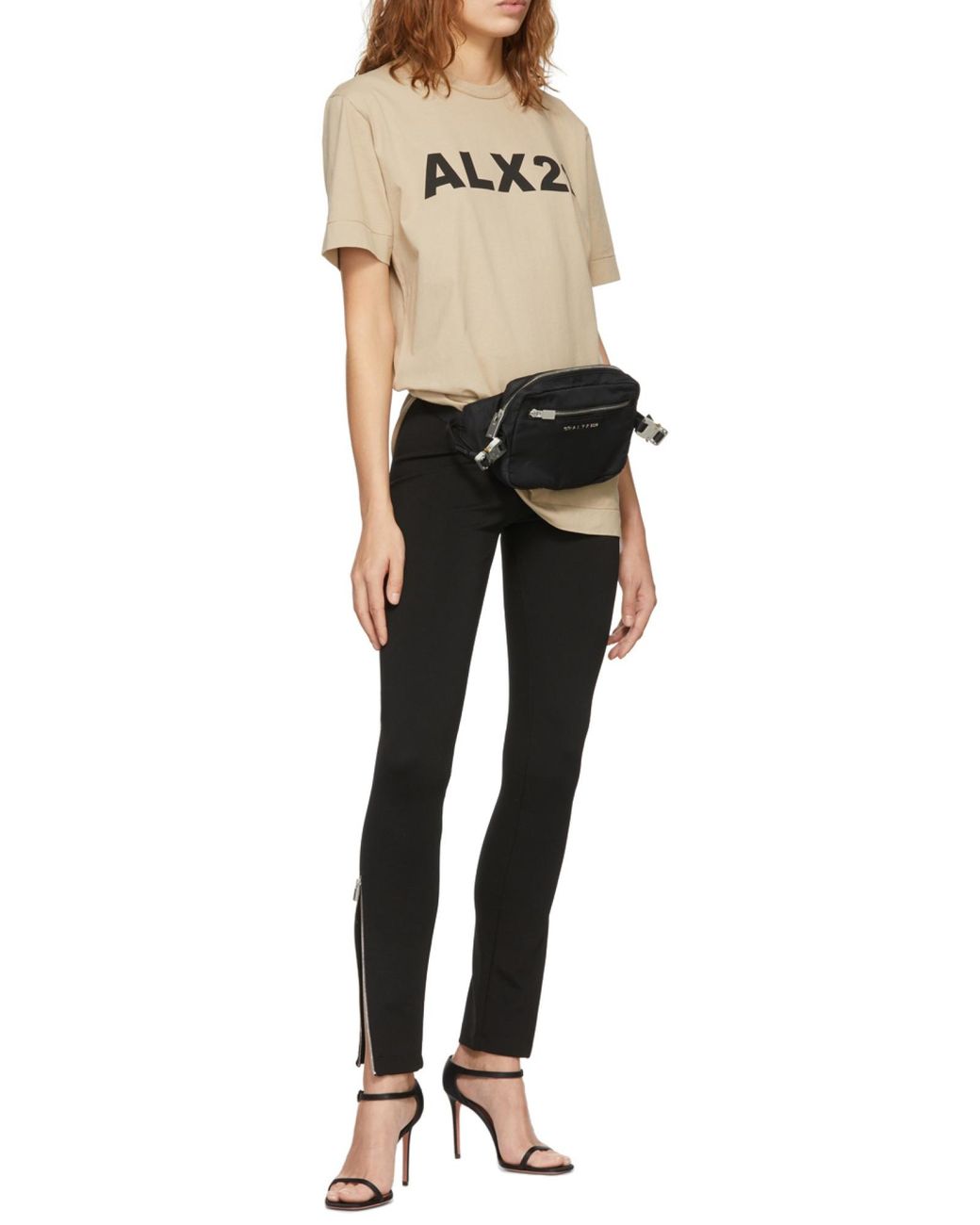 1017 ALYX 9SM Natural 1017 9Sm Logo Printed Crewneck T-Shirt for men