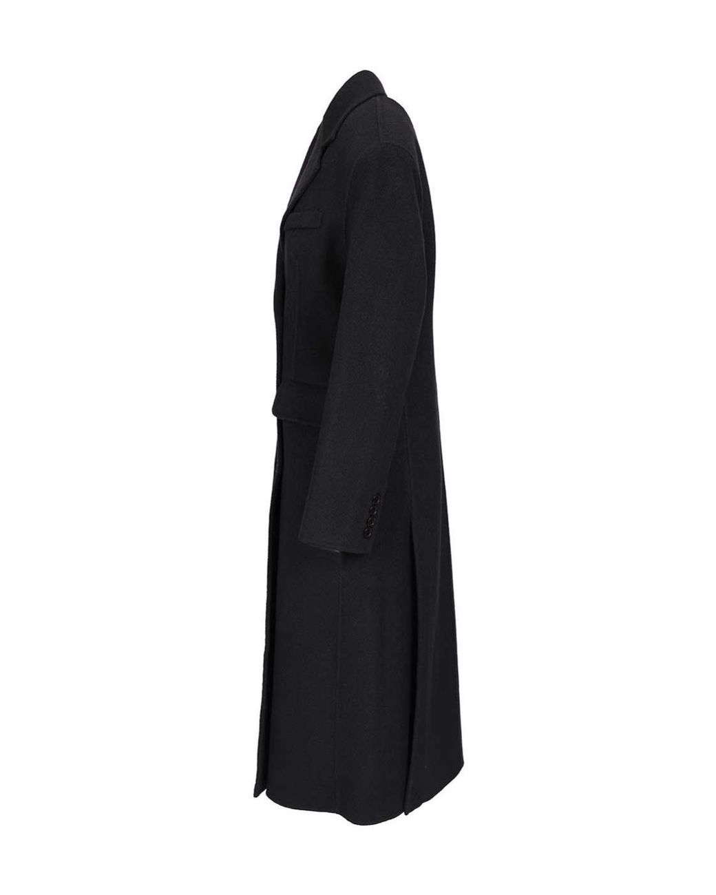 P.A.R.O.S.H. Black Double-Breasted Coat