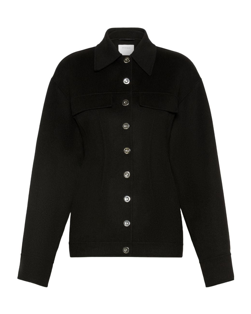 Sportmax Black Spxarena Sculpted Tailored Jacket
