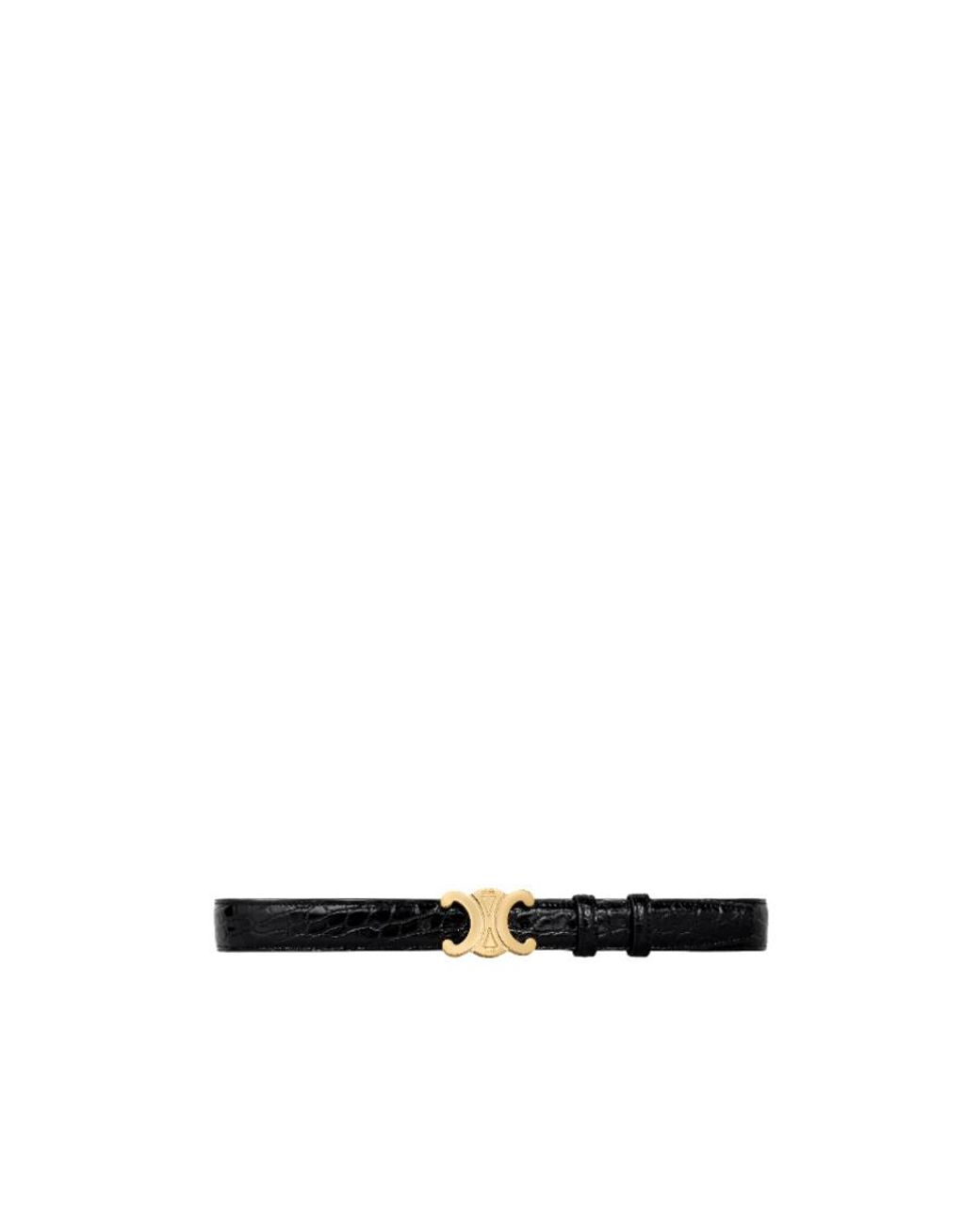 Céline White Medium Triomphe Belt