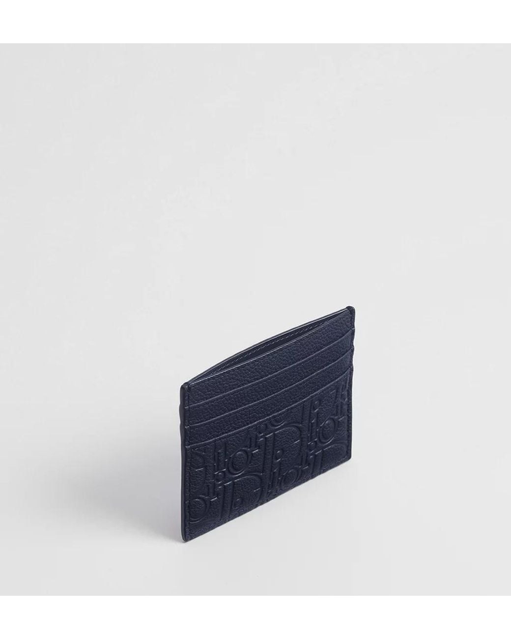 Dior Blue Card Holder for men