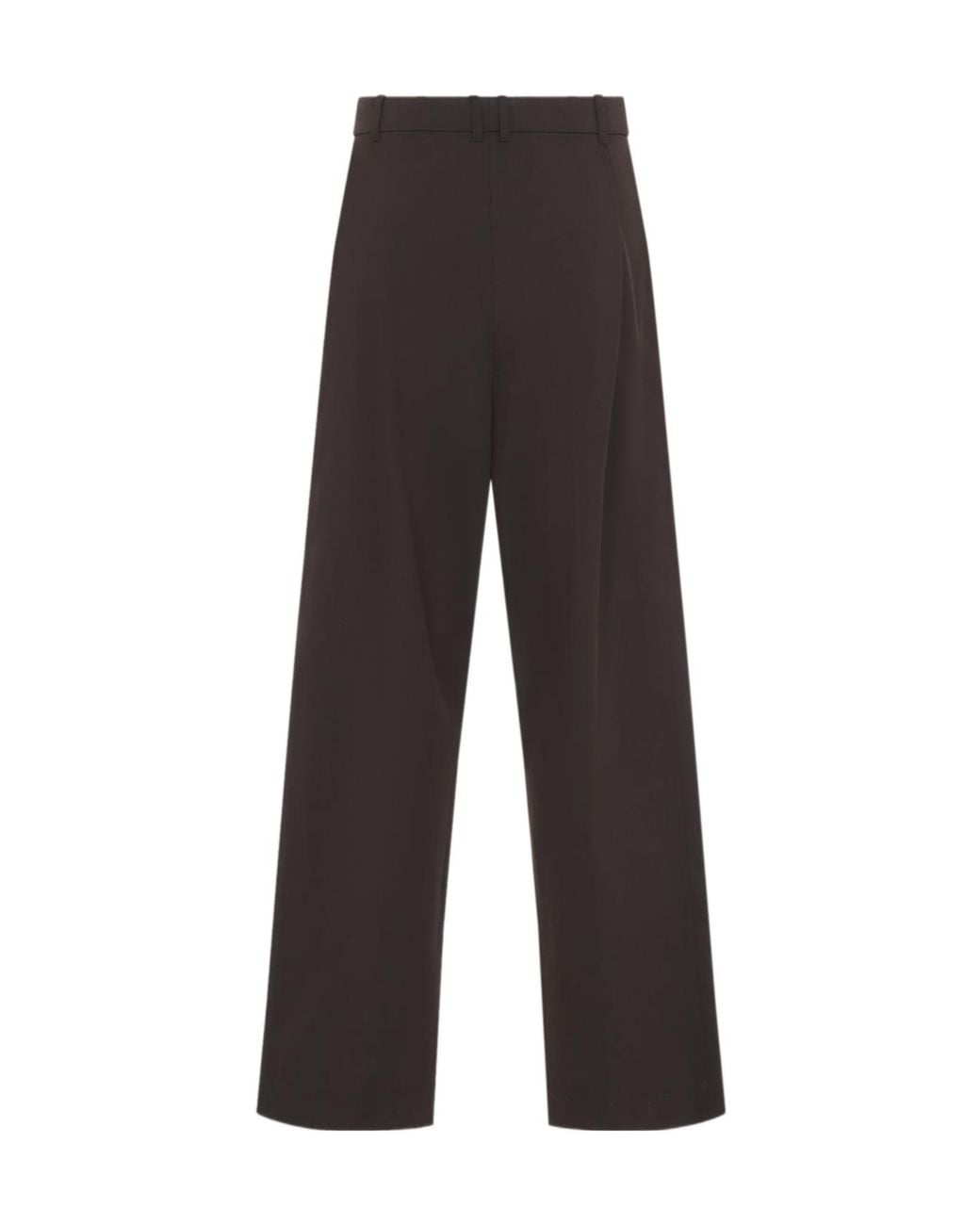 Co. Brown Pleated Trousers