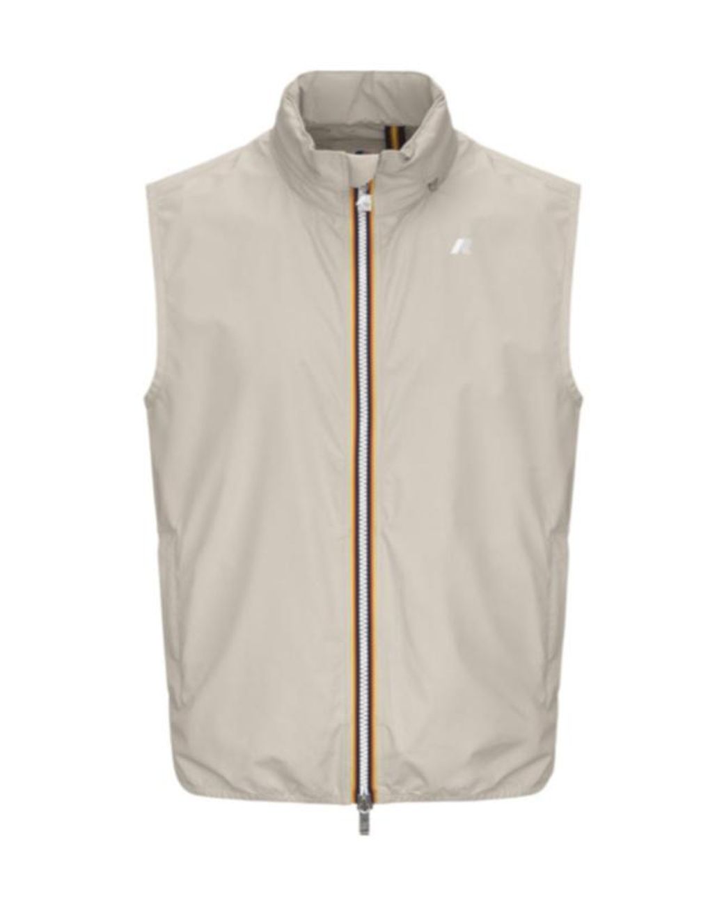 K-Way White Valen Sleeveless Jacket for men