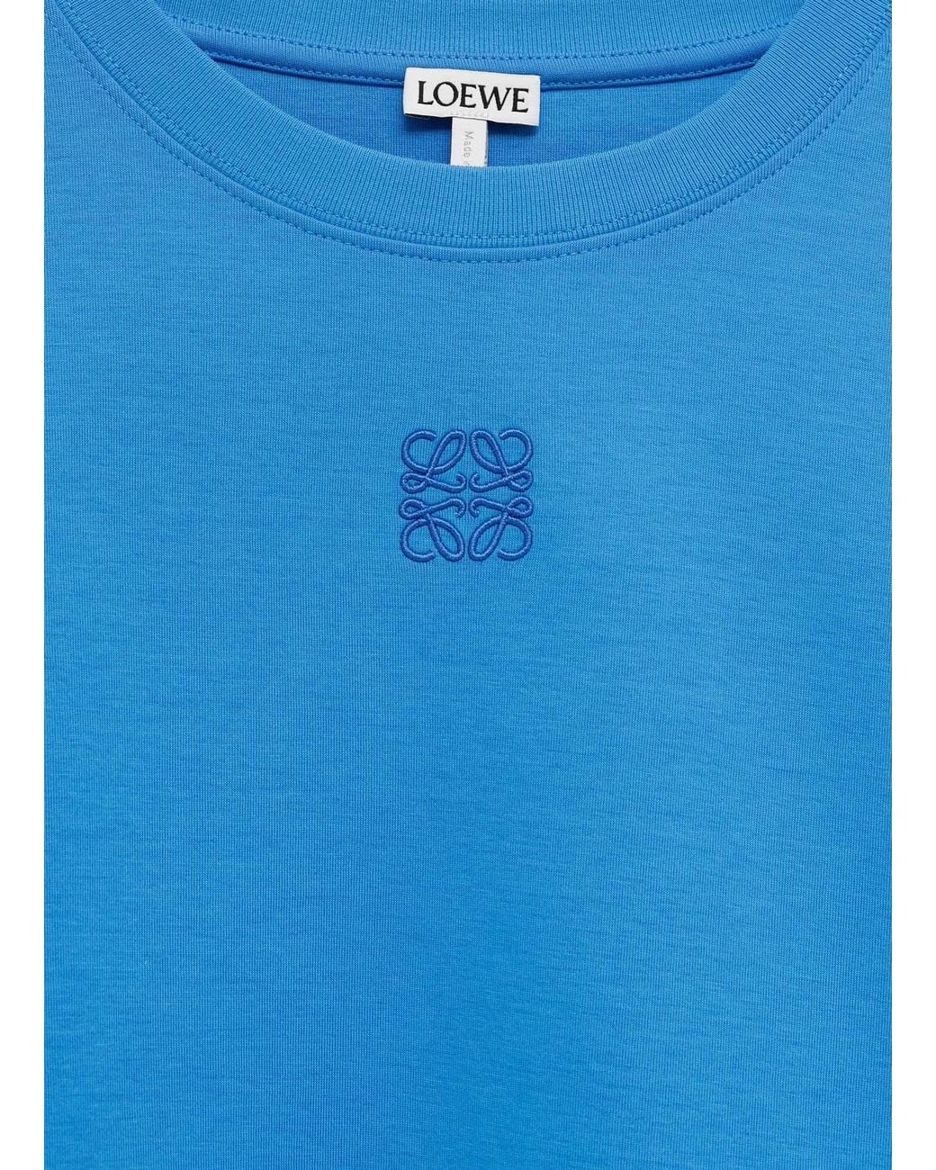 Loewe Blue Asymmetric T-Shirt