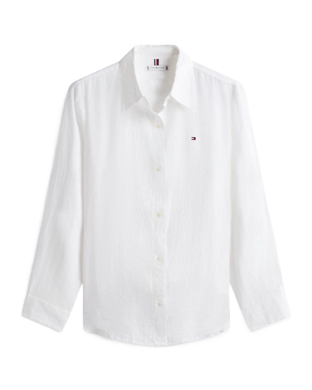 Tommy Hilfiger White Longsleeve Solidcolor Shirt