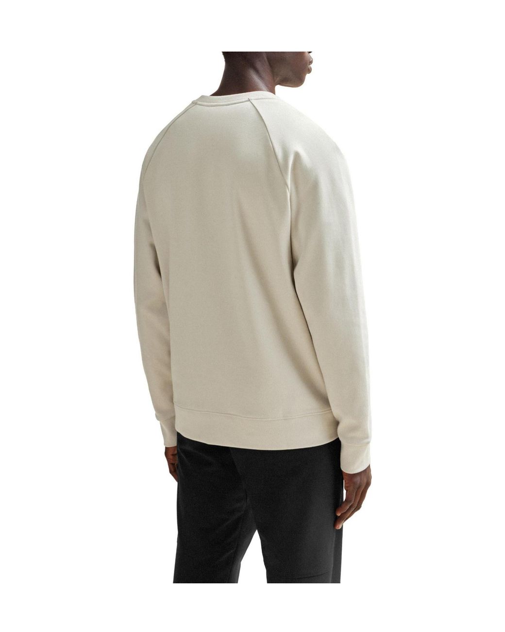 Boss White Crewneck Sweatshirt for men