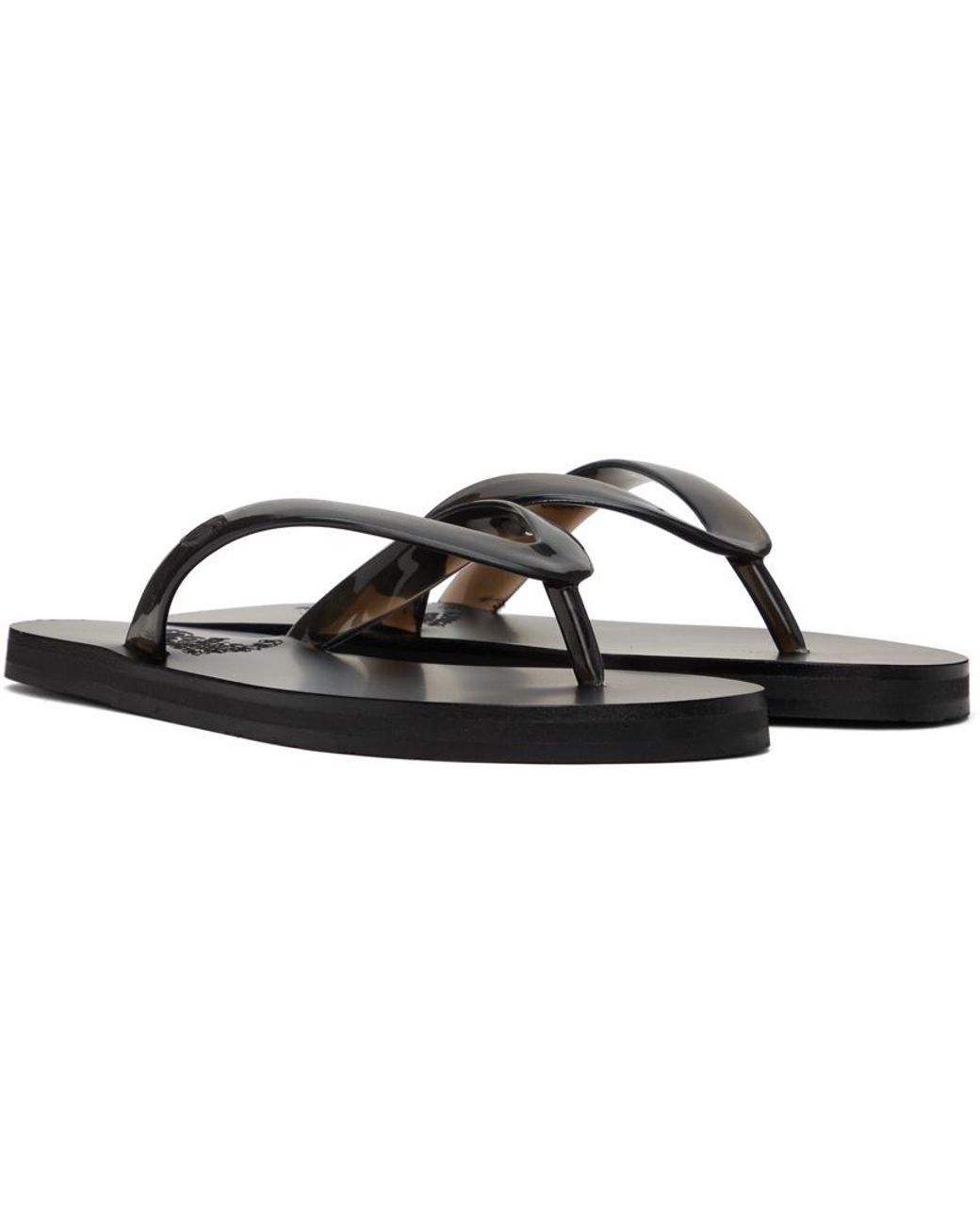 Ancient Greek Sandals Brown Saionara Jelly Flip-Flops