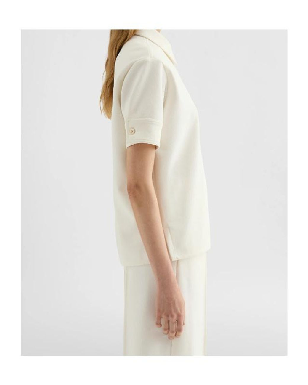 Jil Sander White Polo T-Shirt
