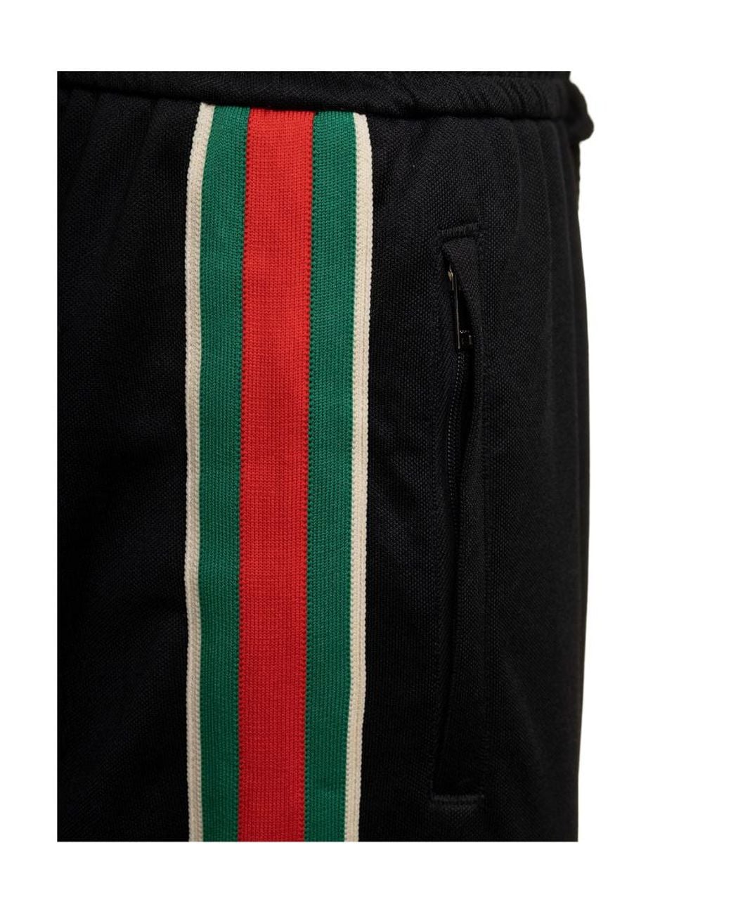 Gucci Black Technical Jersey Jogging Pant for men