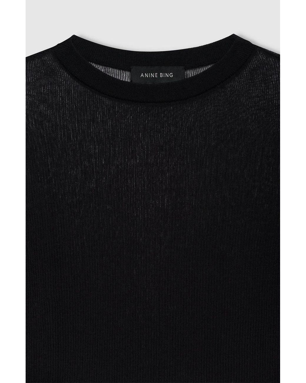 Anine Bing Black Tiana Sweater