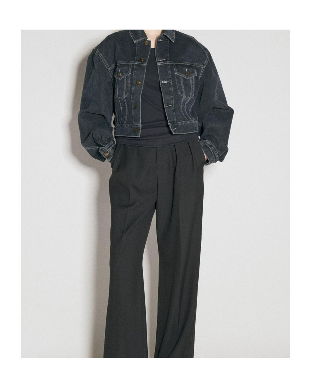 Saint Laurent Blue 80's Denim Jacket