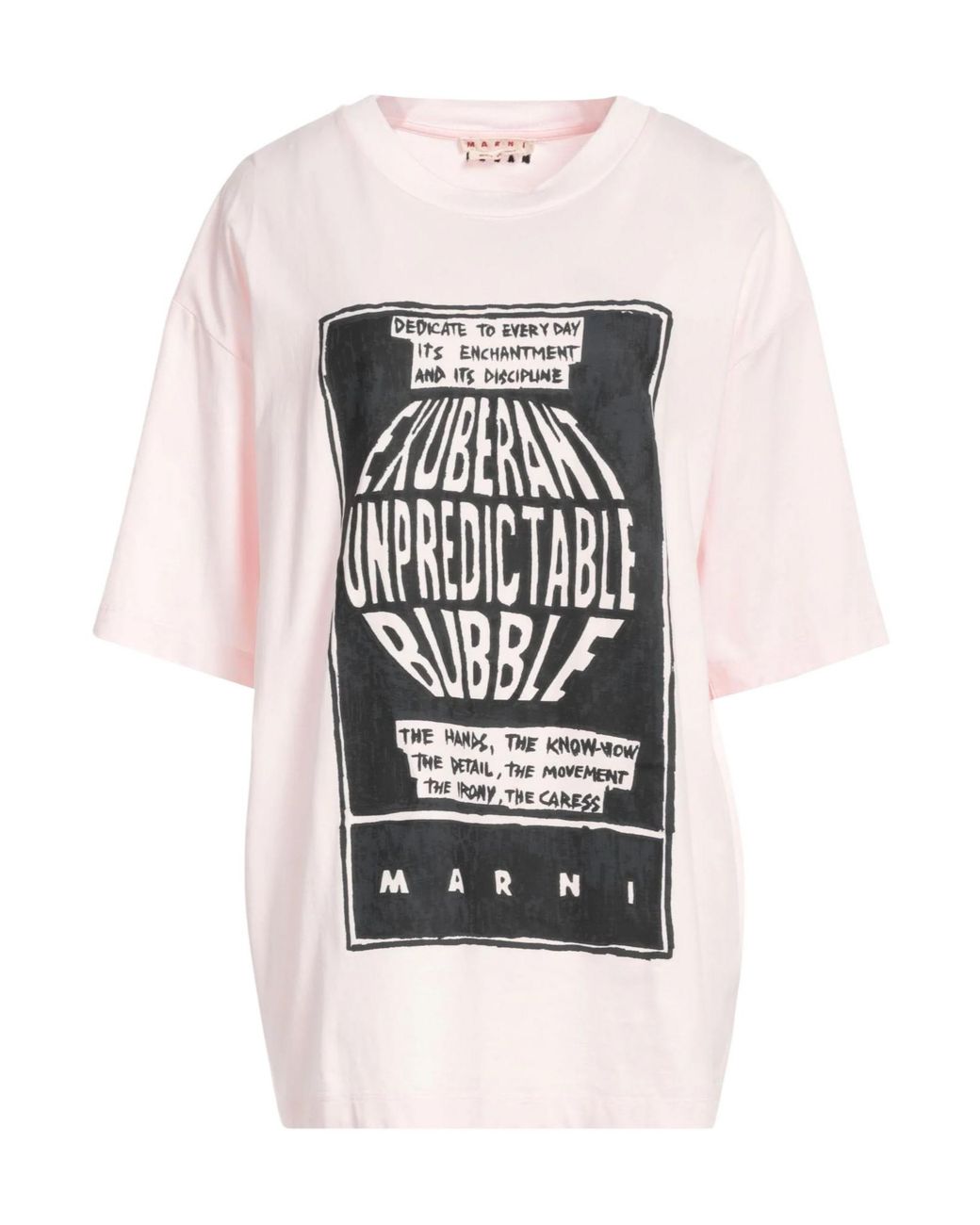 Marni White Printed Short-Sleeved T-Shirt