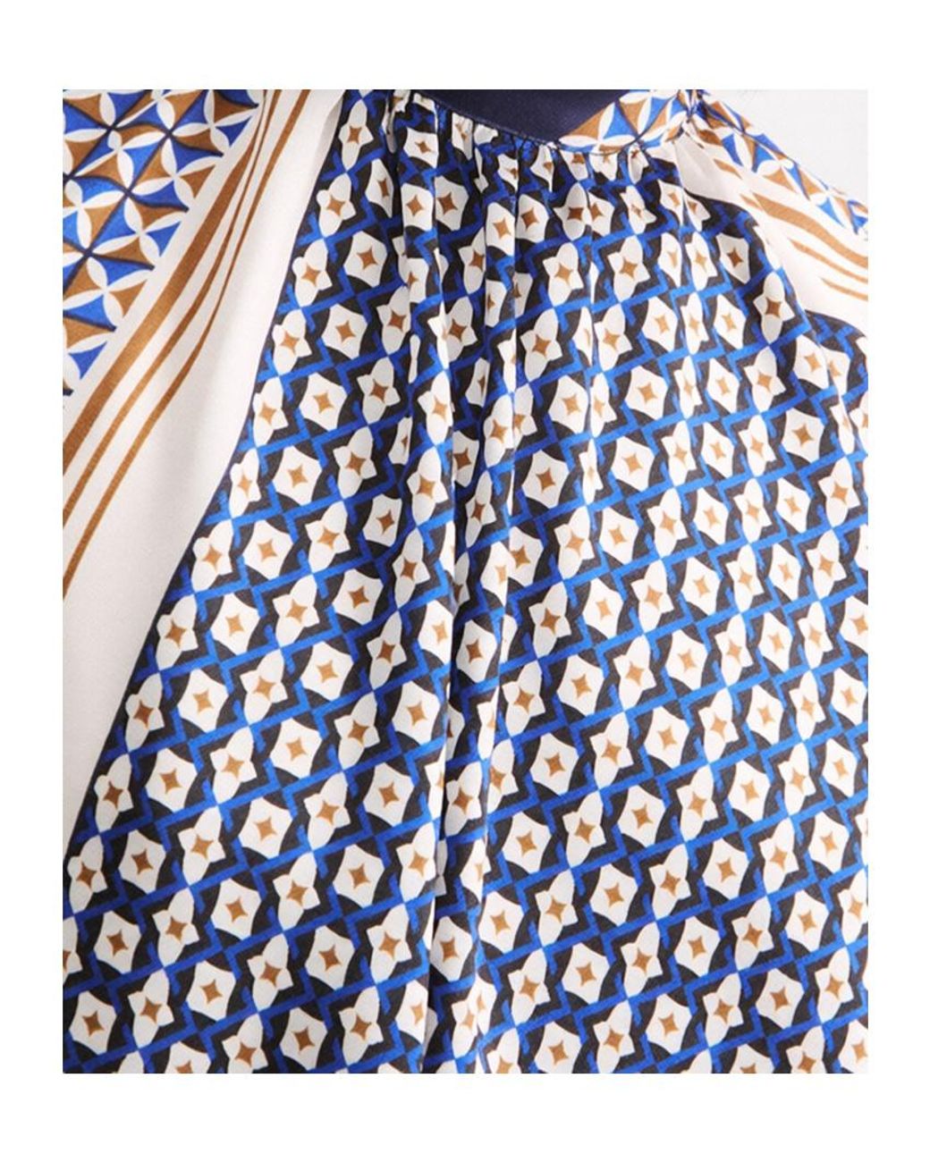 Marella Blue Printed Top