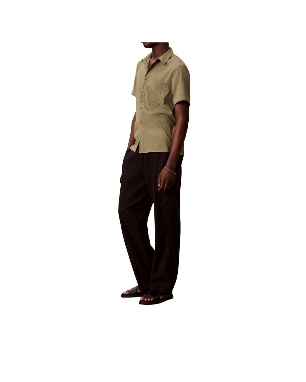 Calvin Klein Green Shortsleeve Shirt for men