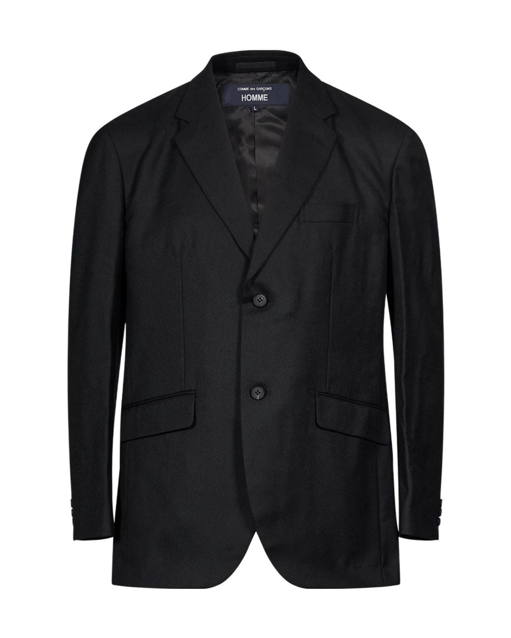Comme des Garçons Black Notched-Lapel Single-Breasted Jacket for men