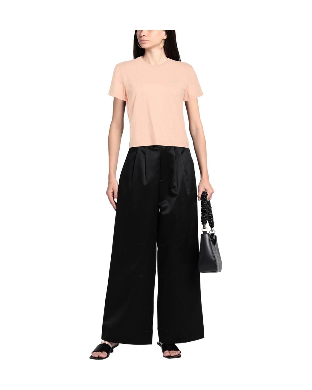Burberry Pink Solid Color T-Shirts