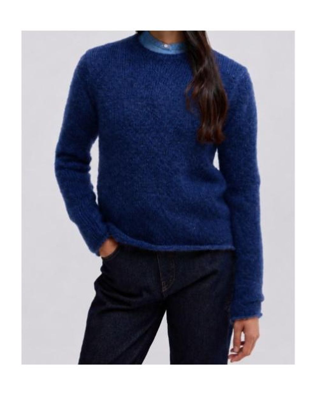 Aspesi Blue Logo Knitwear