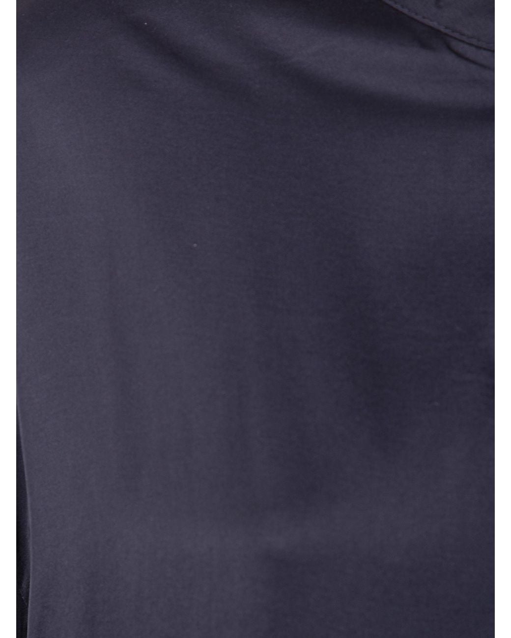Thom Krom Blue Relaxed Sateen Long Blouse