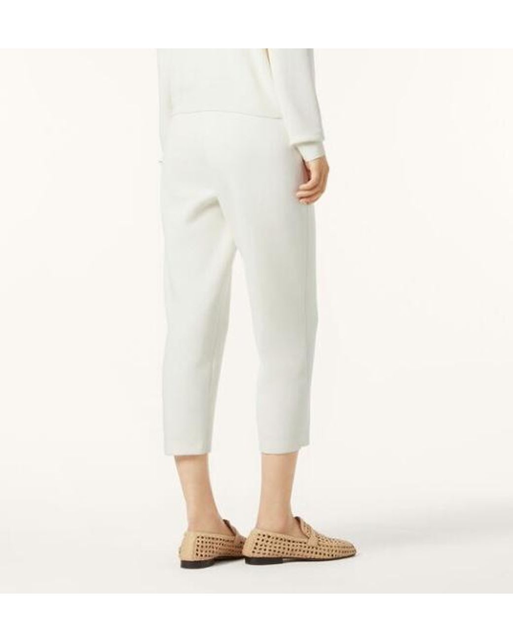 Loro Piana White Siena Pants