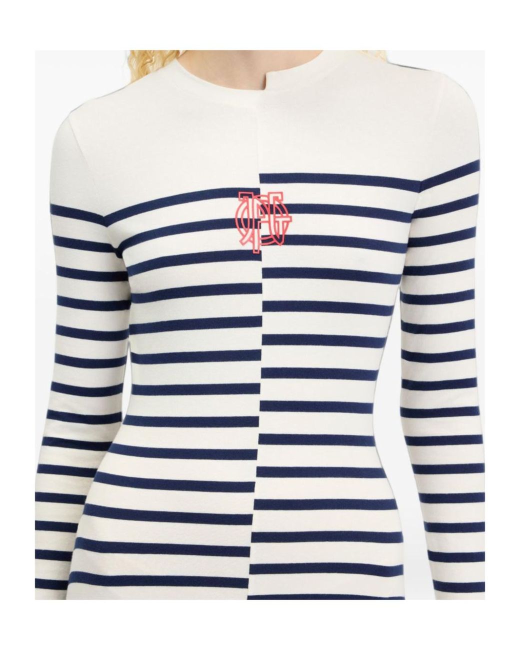 Jean Paul Gaultier White Long-Sleeved Dress