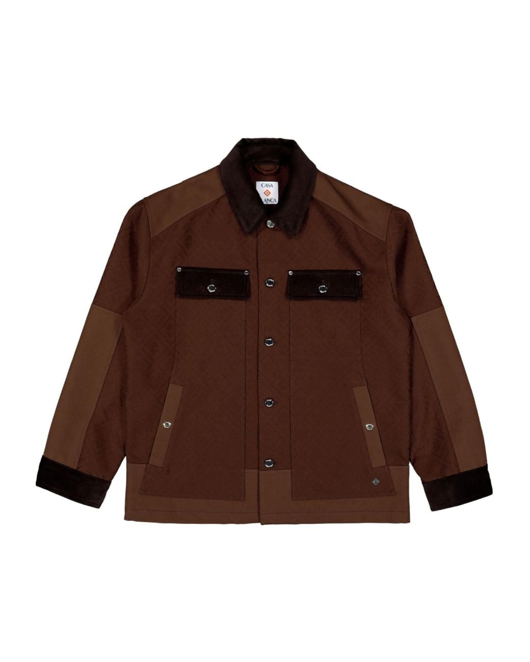 Casablanca Brown Workwear Safari Jacket for men