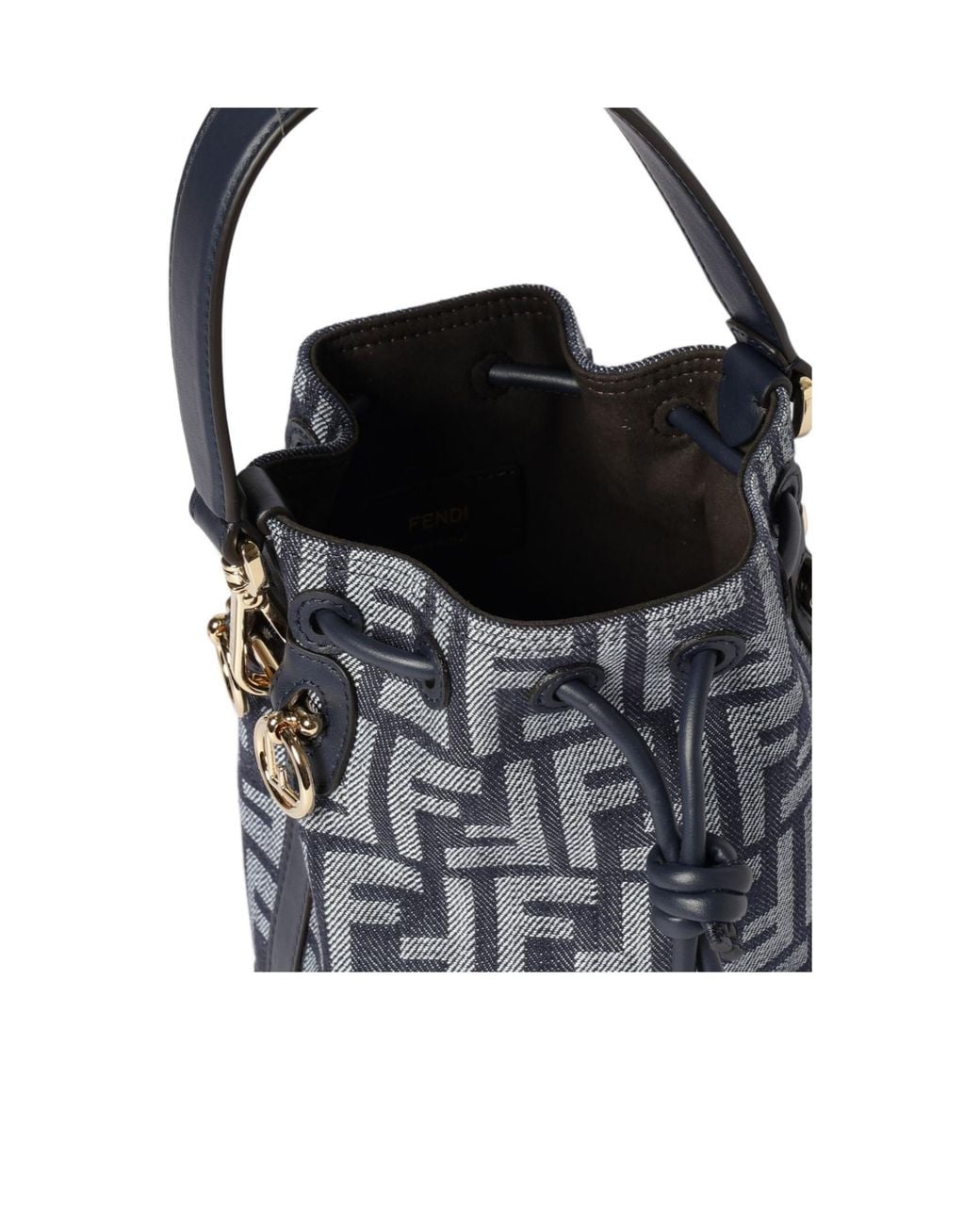 Fendi Black Mon Tresor Mini Bucket Bag