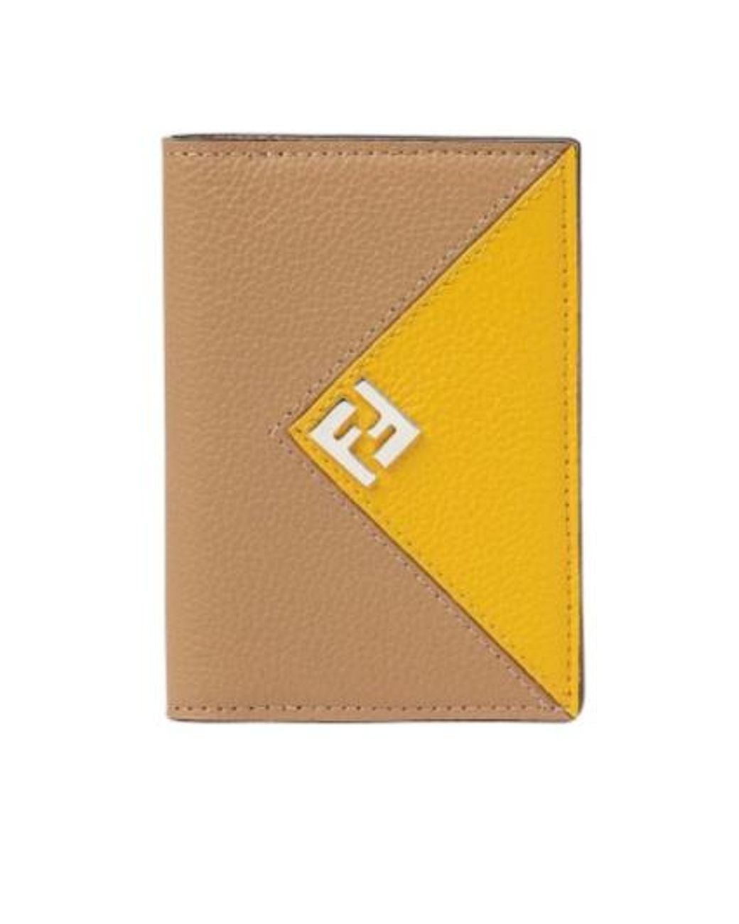 Fendi Metallic Lui Bi-Fold Card Holder for men