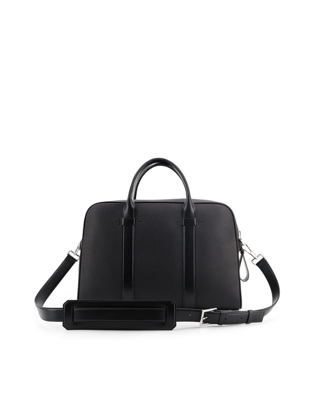 Tom Ford Black Top Handle Laptop Bag for men