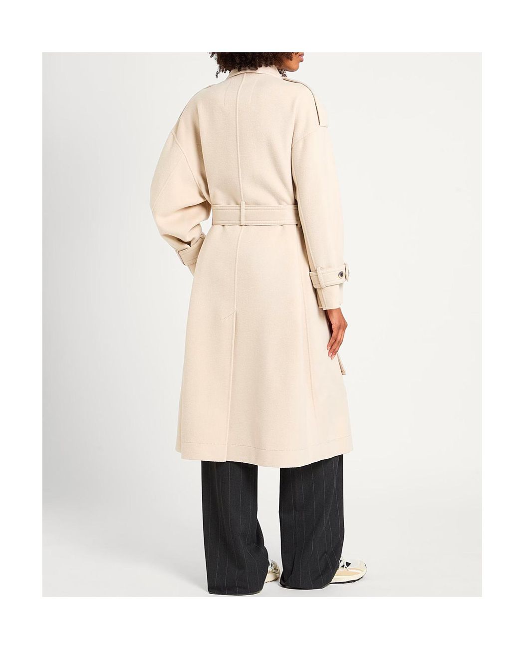 MAX&Co. Natural Long-Sleeved Coat