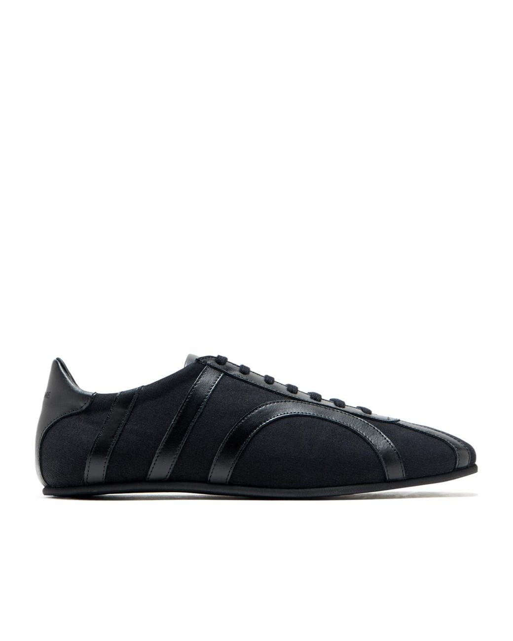 Totême Black Totême Lace-Up Sneakers