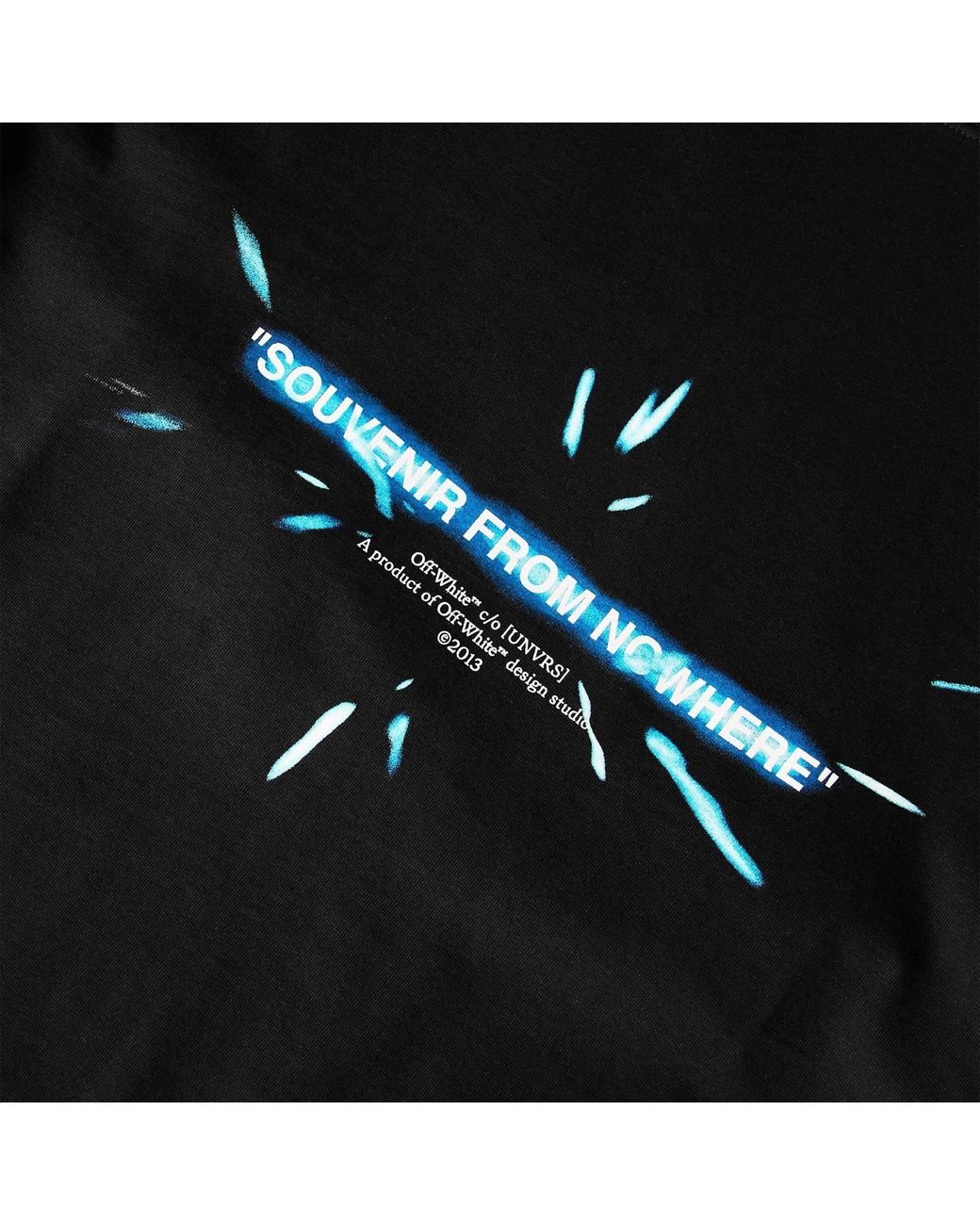 Off-White c/o Virgil Abloh Black Loose Casual T-Shirt