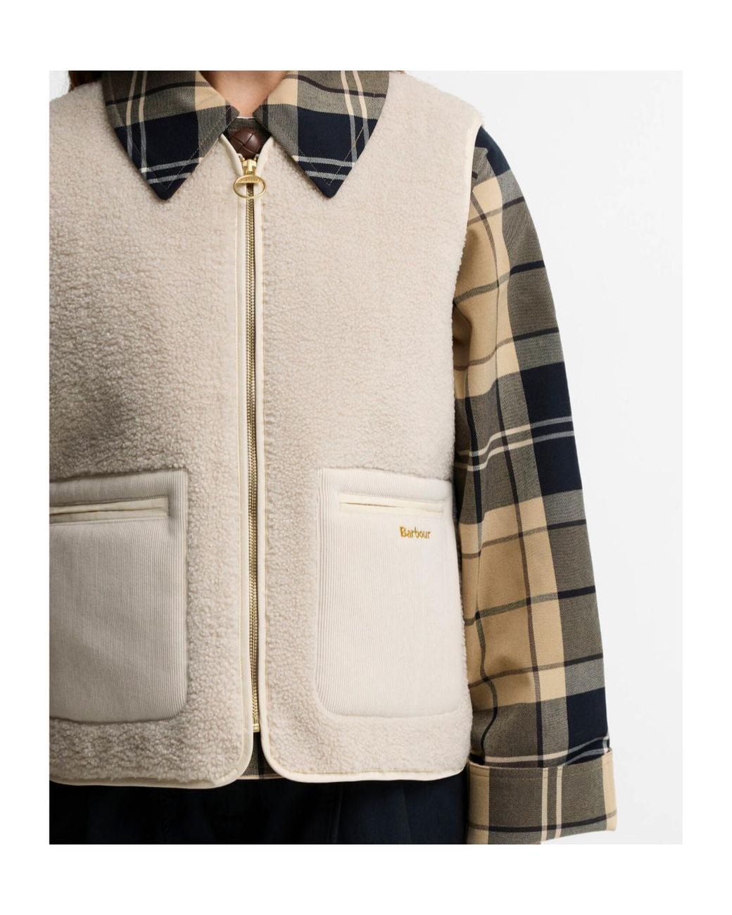 Barbour Natural Bainford Teddy Liner