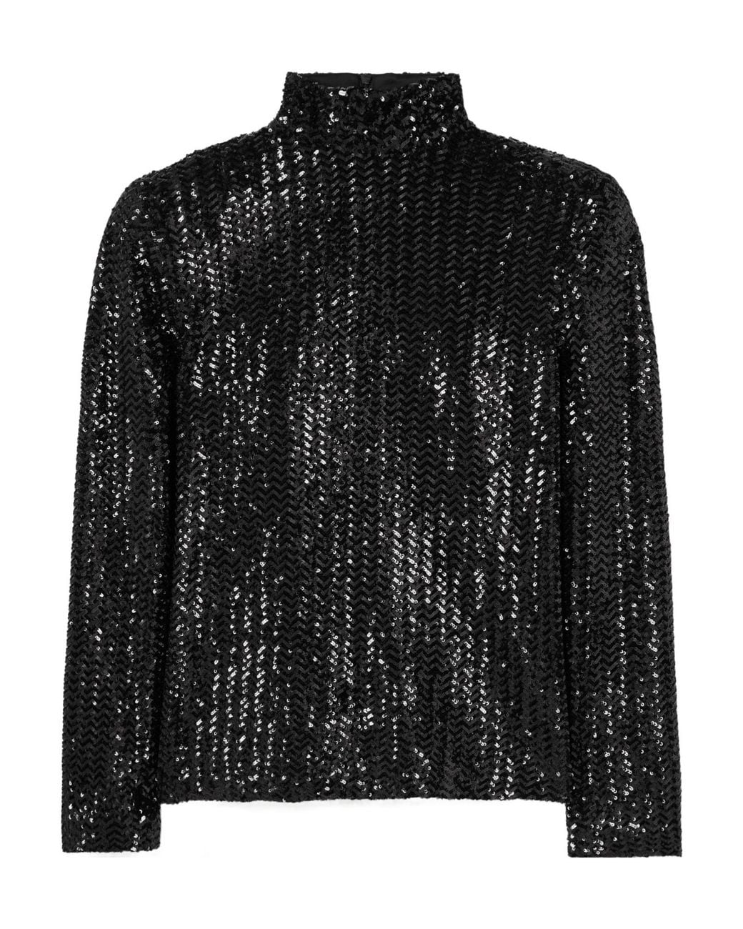Anine Bing Black Sequin Top