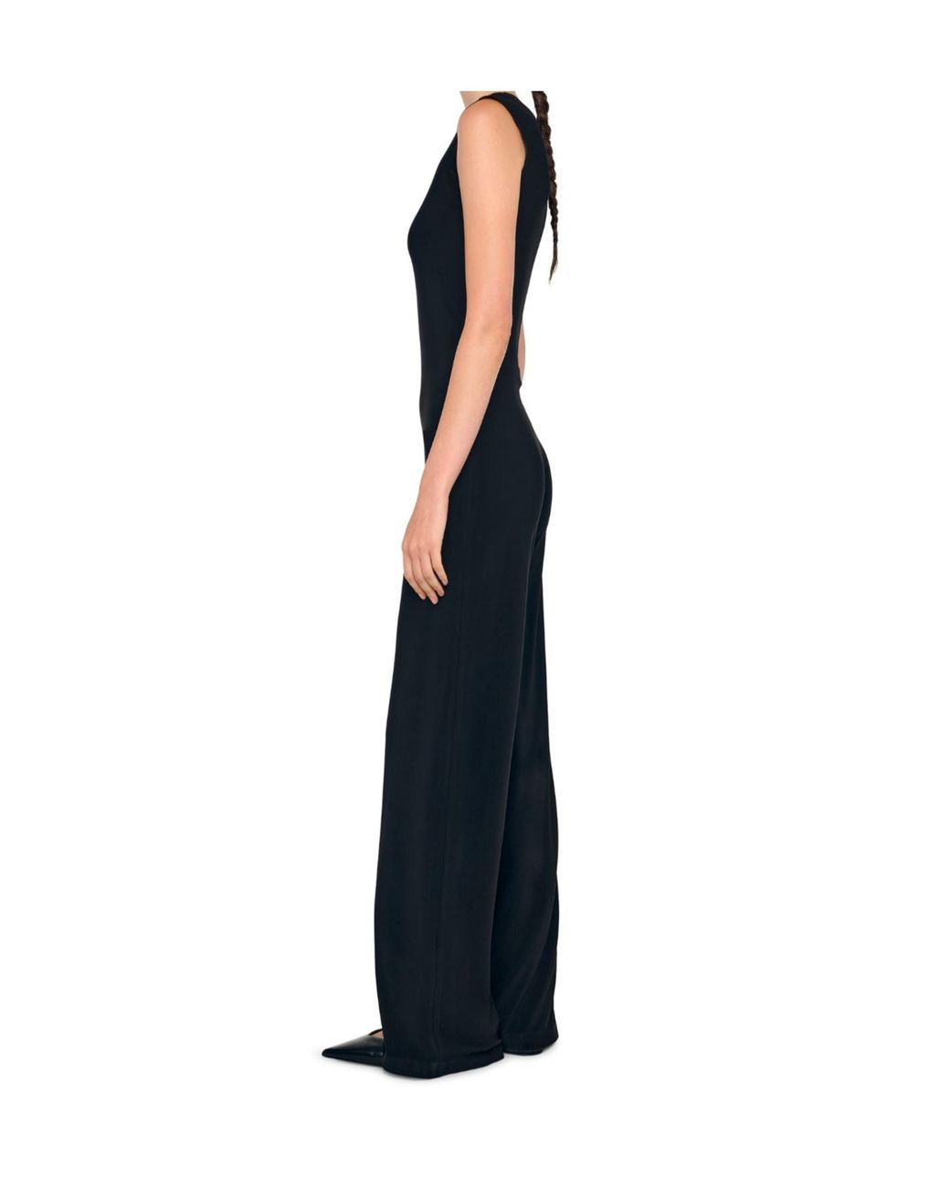 Norma Kamali Blue Sleeveless Jumpsuit