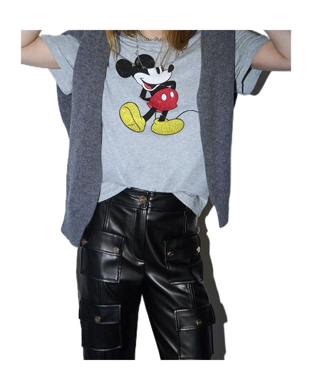 Liu Jo Blue Disney Character Strass T-Shirt