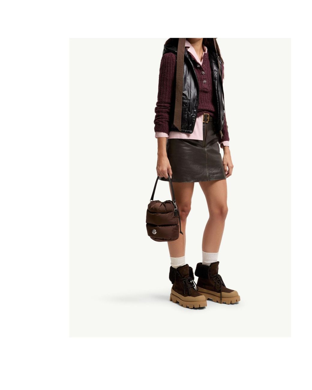 Moncler Brown Caradoc Bucket Bag